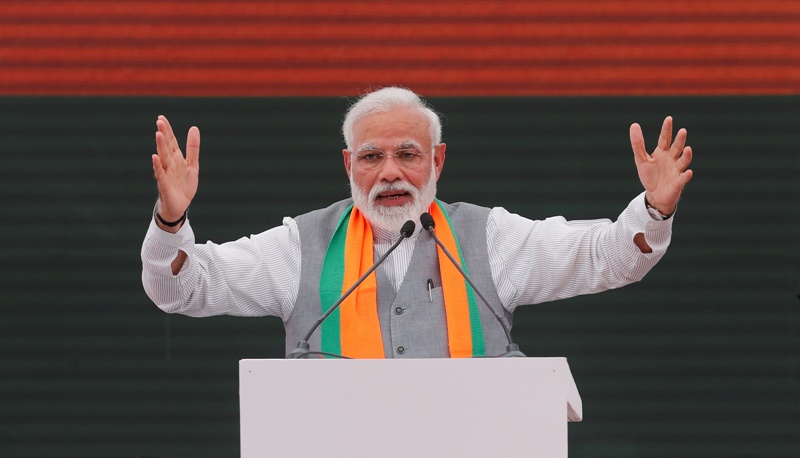 El primer ministro Narendra Modi, de 68 años y que llegó al poder en 2014 espera lograr un segundo mandato.