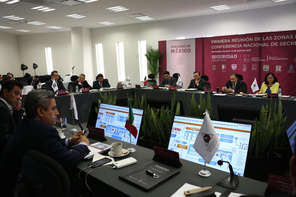 Alfonso Durazo encabezó la Primera Reunión Regional de las Zonas Noroeste-Noreste 2019. (Especial)