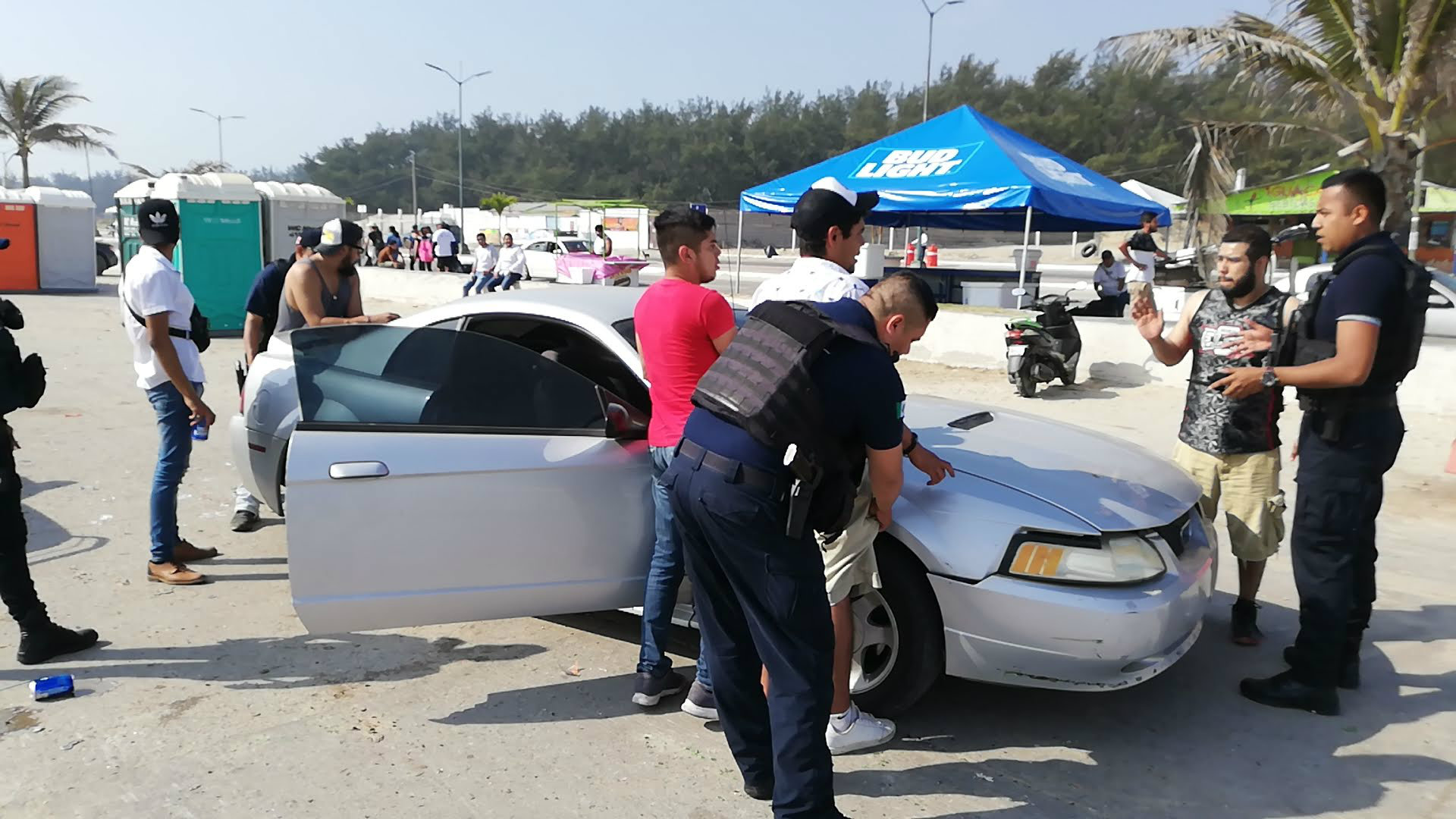Detenciones durante el 'Playazo' (Foto/Cortesía)