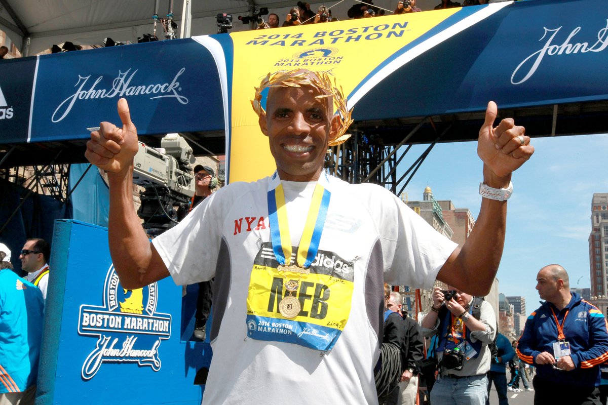 Ganador del Maratón de Boston 2014 (Twitter Boston Marathon)
