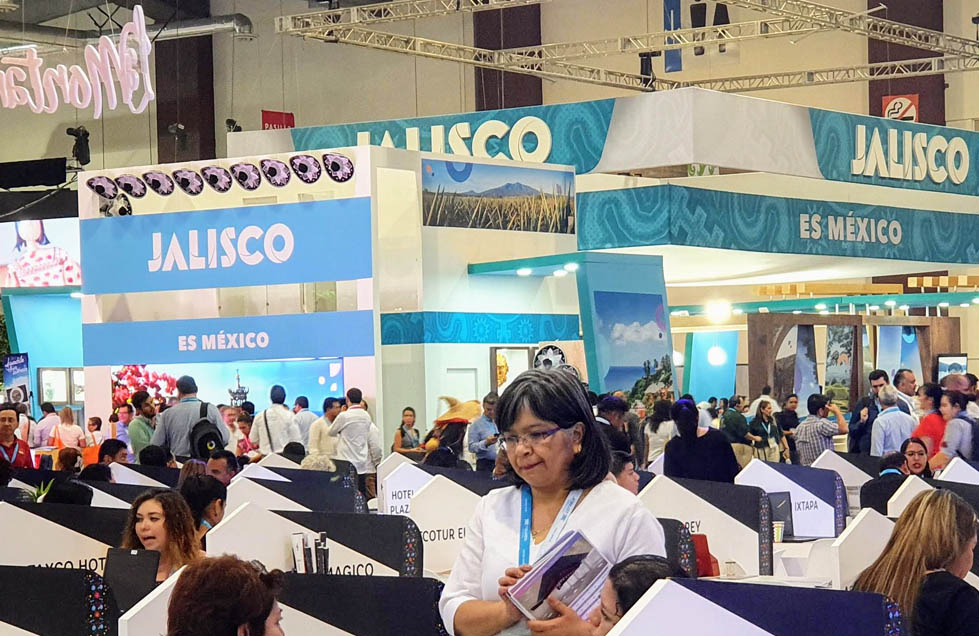 Pabellón de Jalisco en el Tianguis Turístico 2019 (Cortesía).