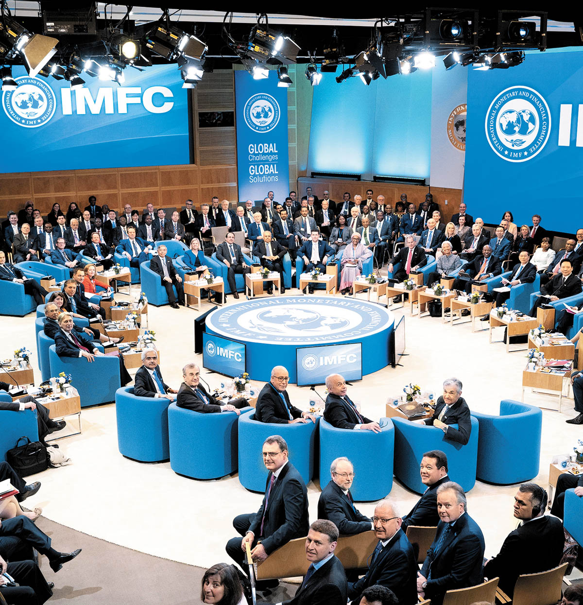 Reuniones de primavera del Fondo Monetario Internacional y el Banco Mundial, en Washington. (EFE)