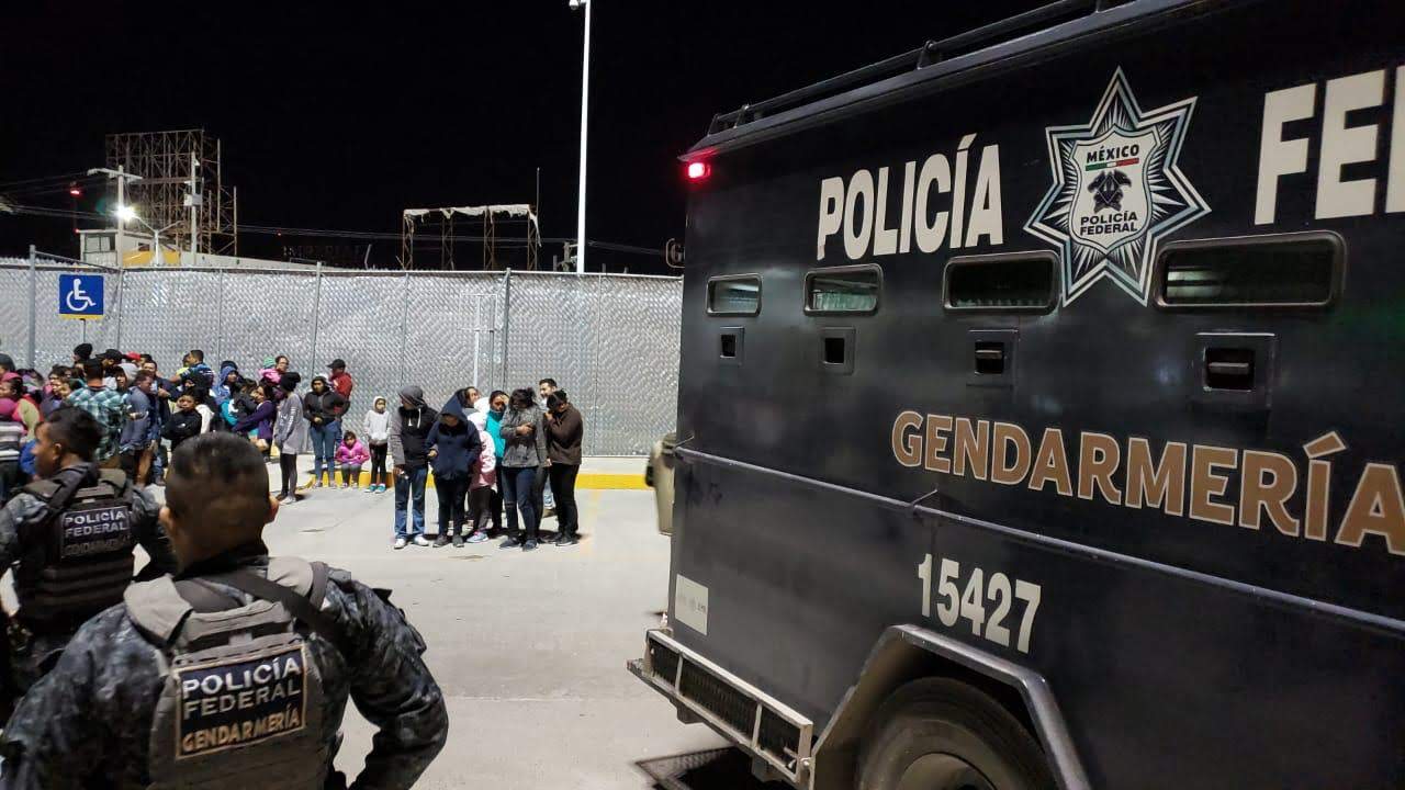 Aseguramiento de migrantes ilegales.