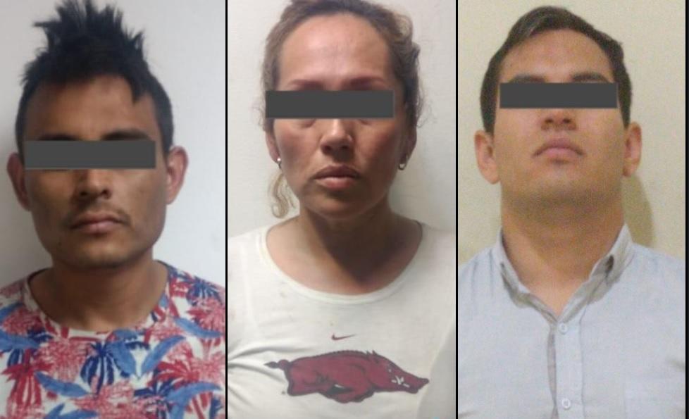 Los detenidos, identificados como Pedro, alias 'Perico, Blanca Judith y Cristopher, ya fueron trasladados al penal del Topo Chico (Foto: Especial).