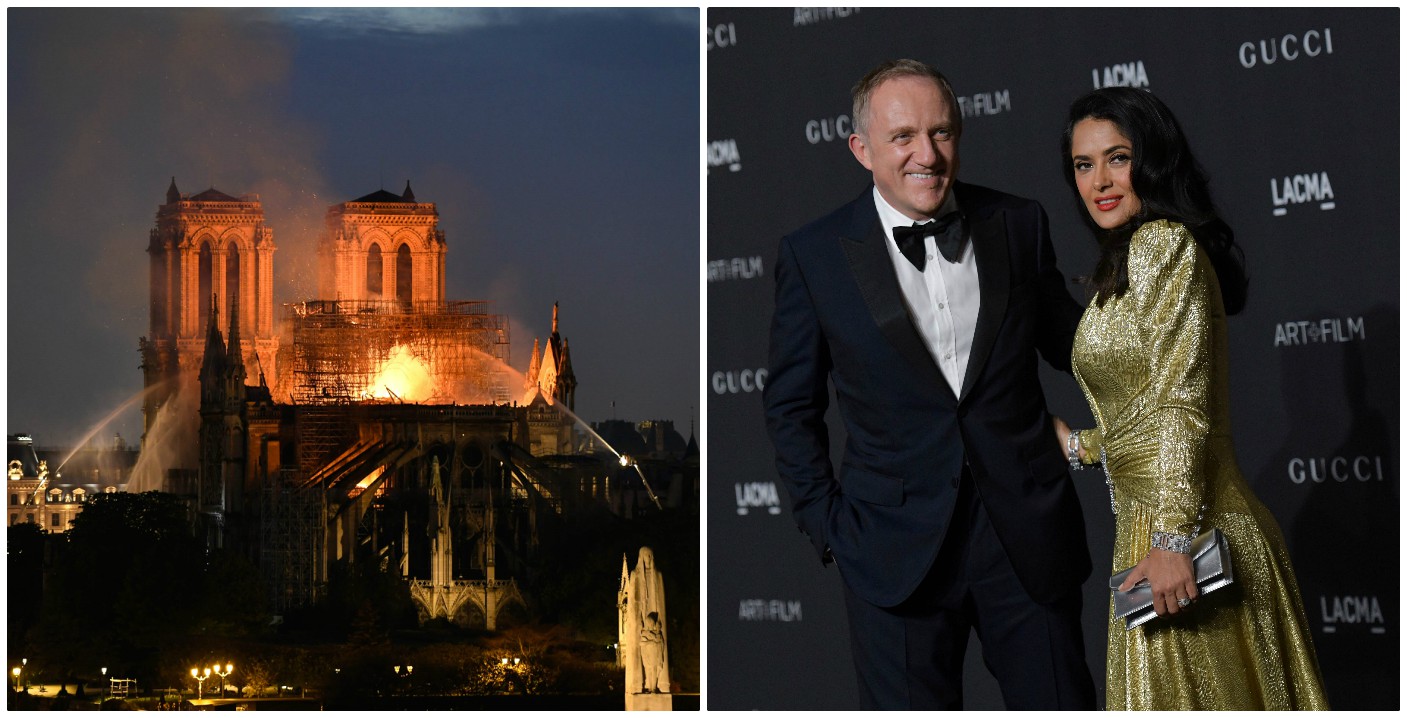 Francois-Henri Pinault donará 100 millones de eruros para Notre Dame (AFP).