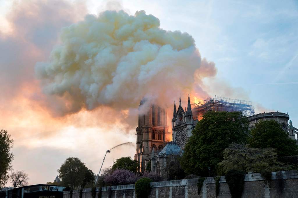 Incendio de Notre Dame (AFP).