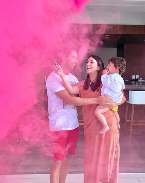 Sergio Pérez y su esposa Carlota revelan el sexo de su segundo bebé (Instagram @schecoperez)