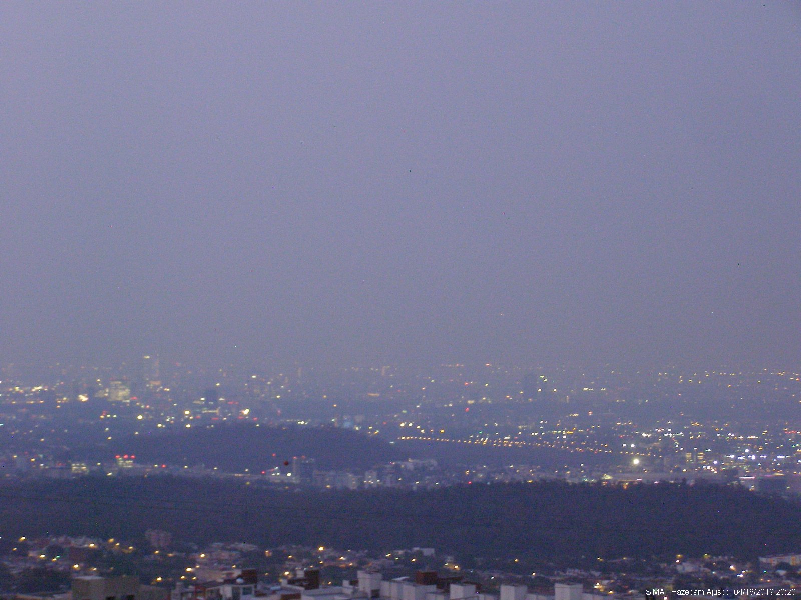 La calidad del aire en la Ciudad de México es de regular a mala. (Twitter | @Aire_CDMX)