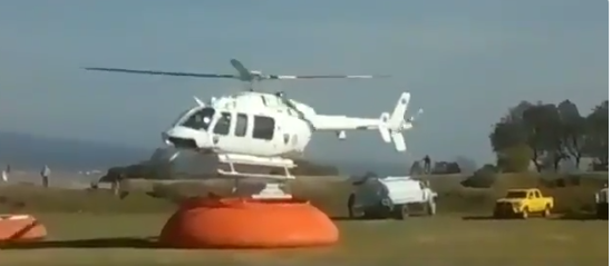 Hasta el día de ayer, en un 70 por ciento se tenia de control el incendio en el cerro “El Pinal”  (Especial)