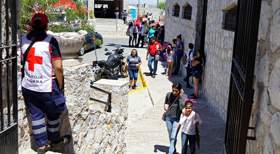 Mañana participarán 90 paramédicos y voluntarios, mientras el viernes 120. (Milenio Digital)