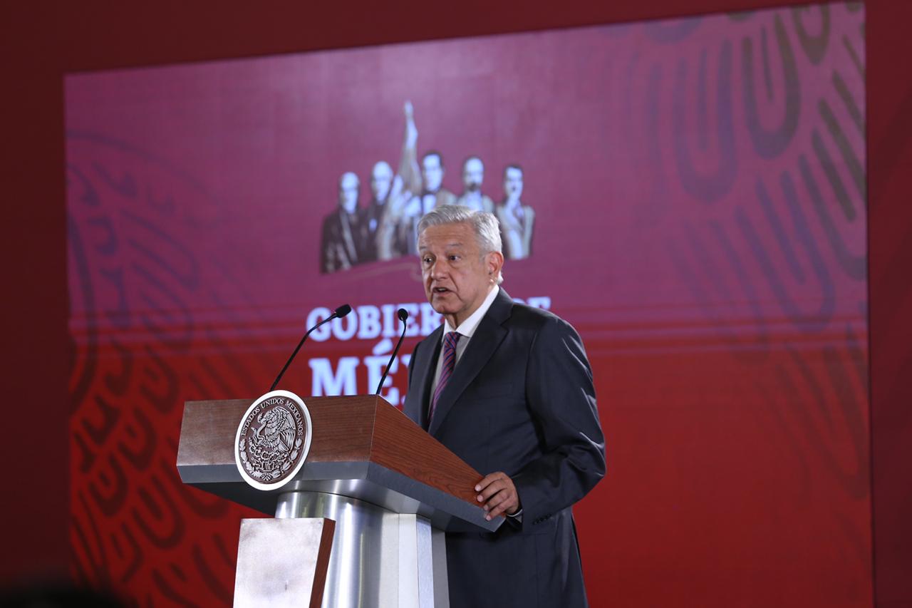 El presidente Andrés Manuel López Obrador en Palacio Nacional (Nelly Salas)