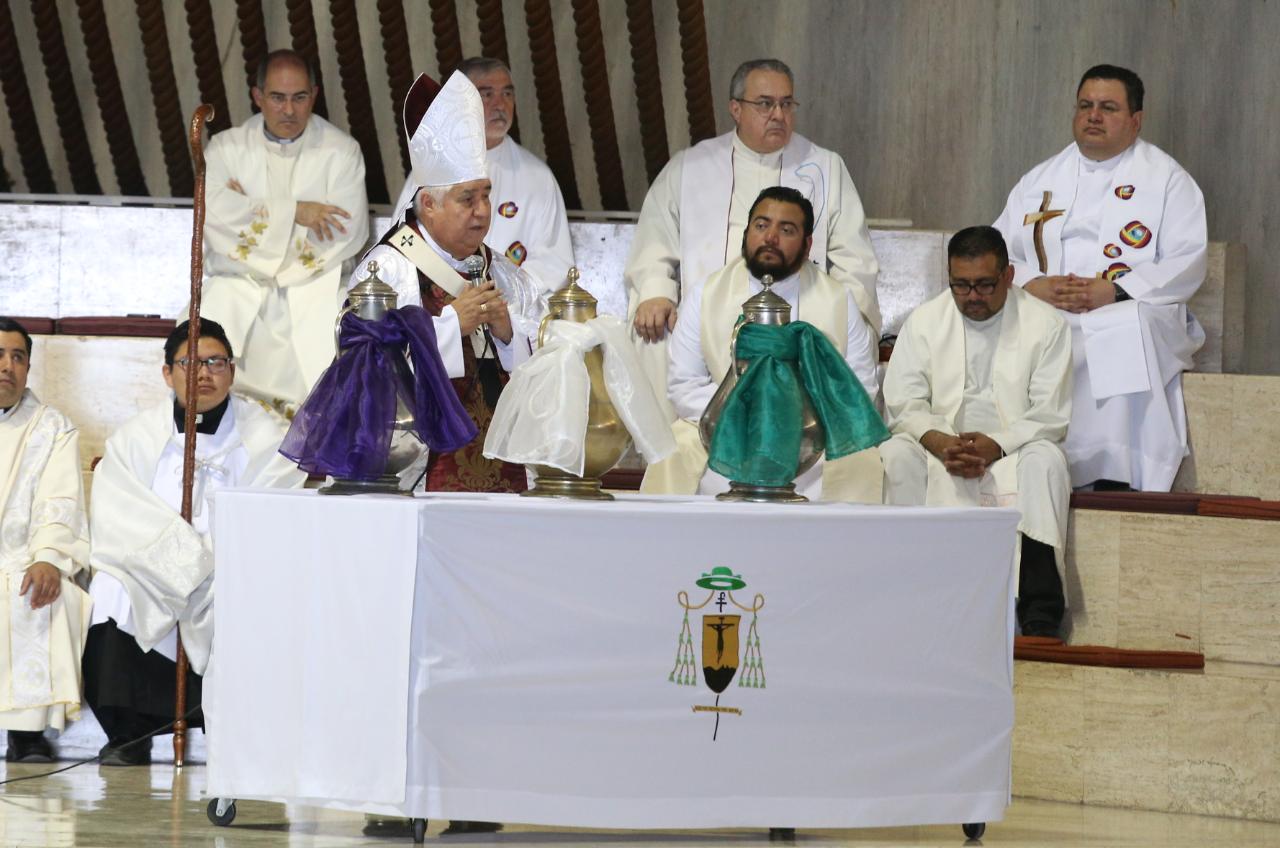 El también presidente de la Conferencia del Episcopado Mexicano encabezó este miércoles una misa en la Basílica de Guadalupe. (Foto: Jorge López)