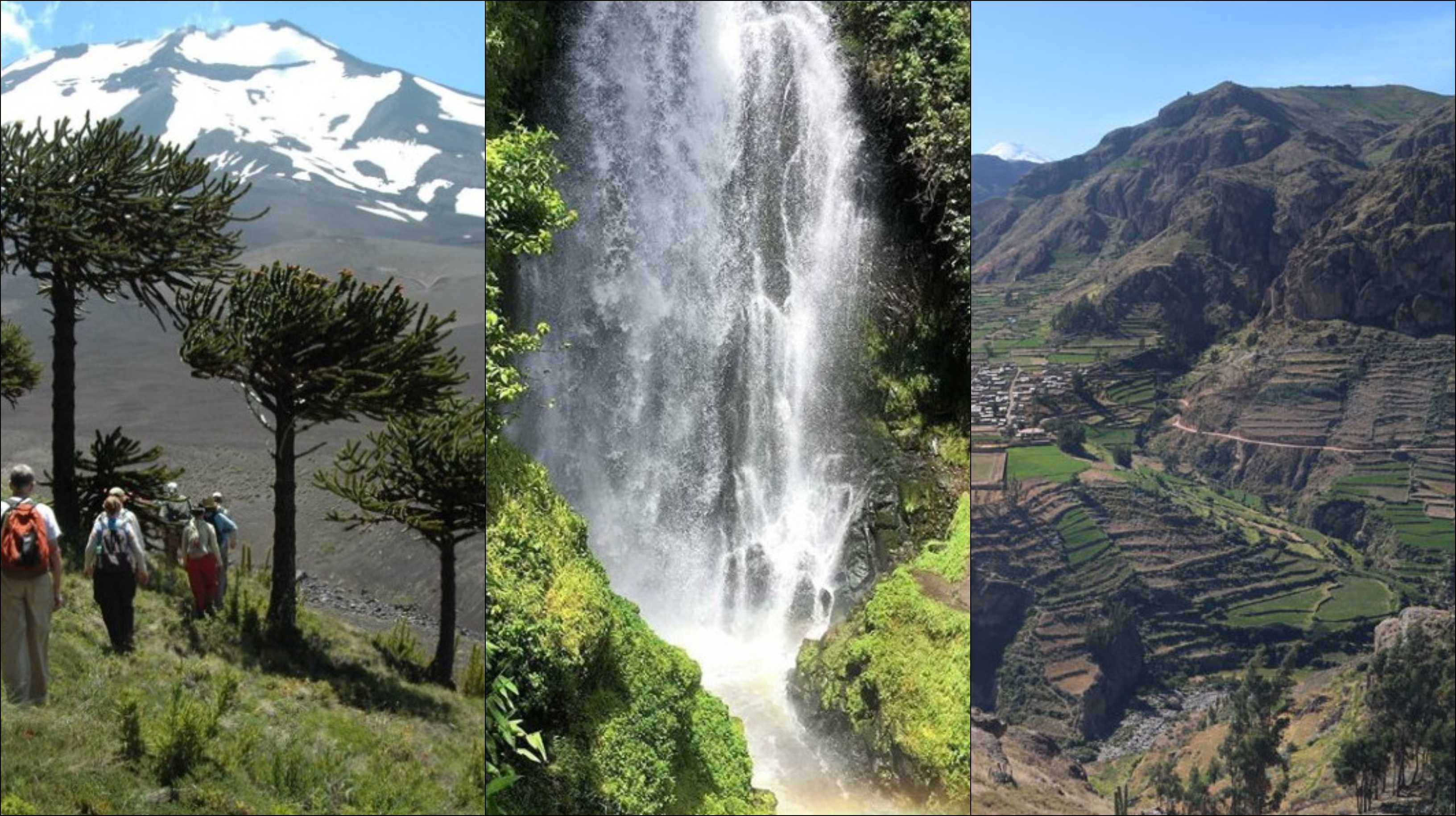 Los tres sitios latinoamericanos que recibieron el título de Geoparques de la Unesco. (Especial)