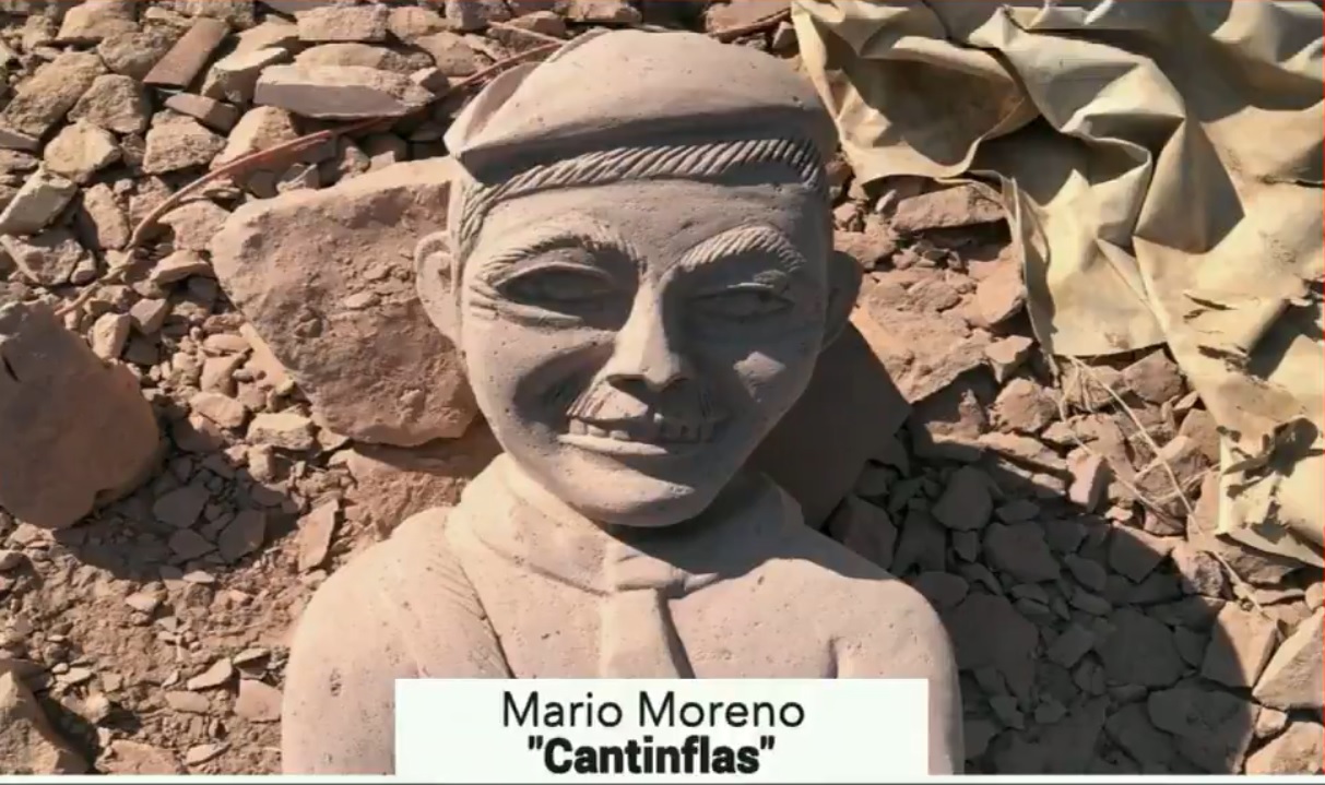Busto Mario Moreno 'Cantinflas' creado por Amado Montalvo (Especial)