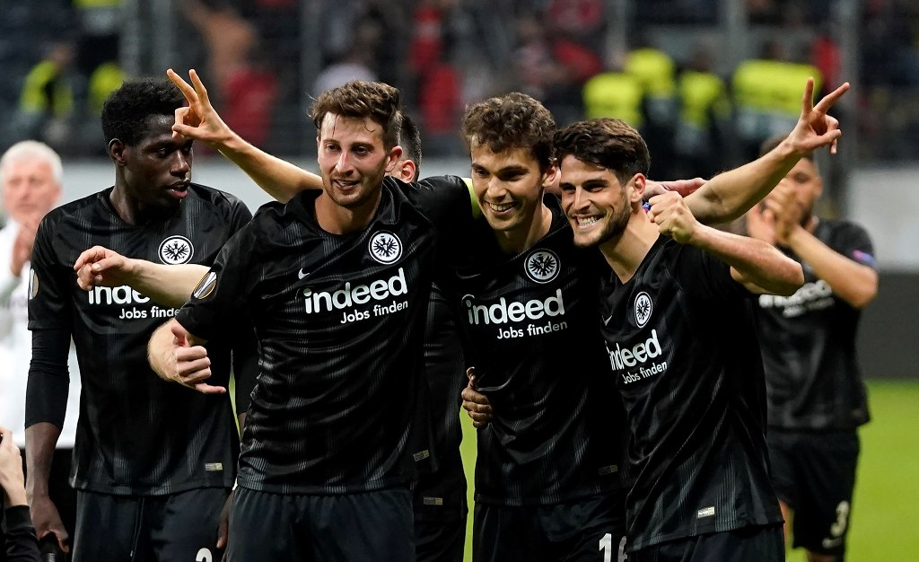 El Frankfurt celebra su pase a Semifinales (EFE)