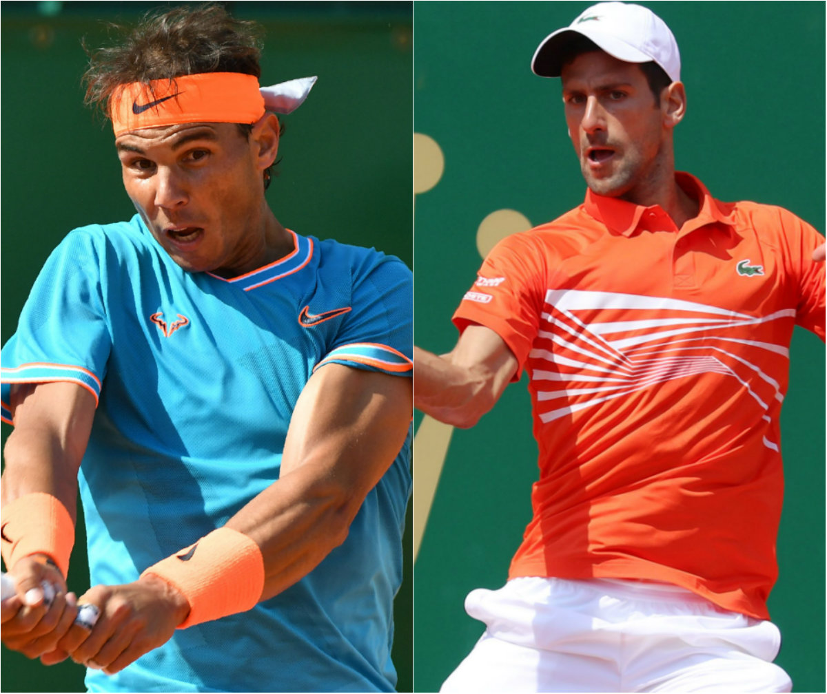 Nadal y Djokovic se instalaron en los Cuartos de Montecarlo (AFP)