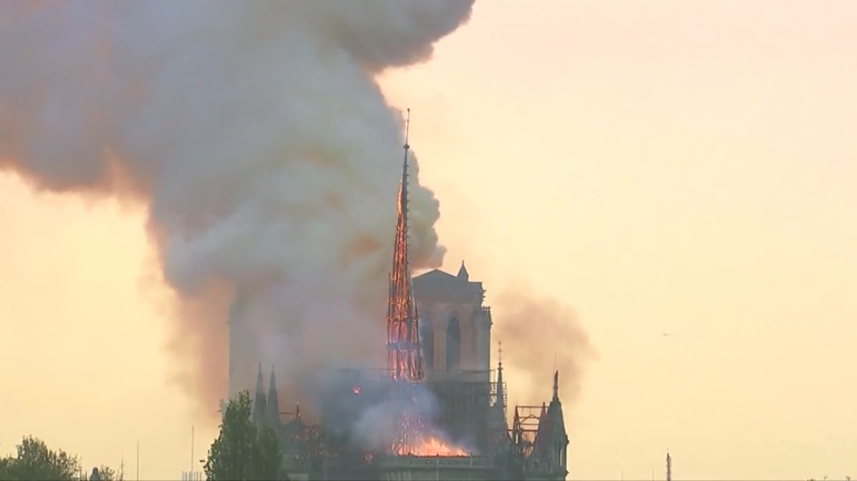 Catedral de Notre Dame sufre un incendio (Reuters)