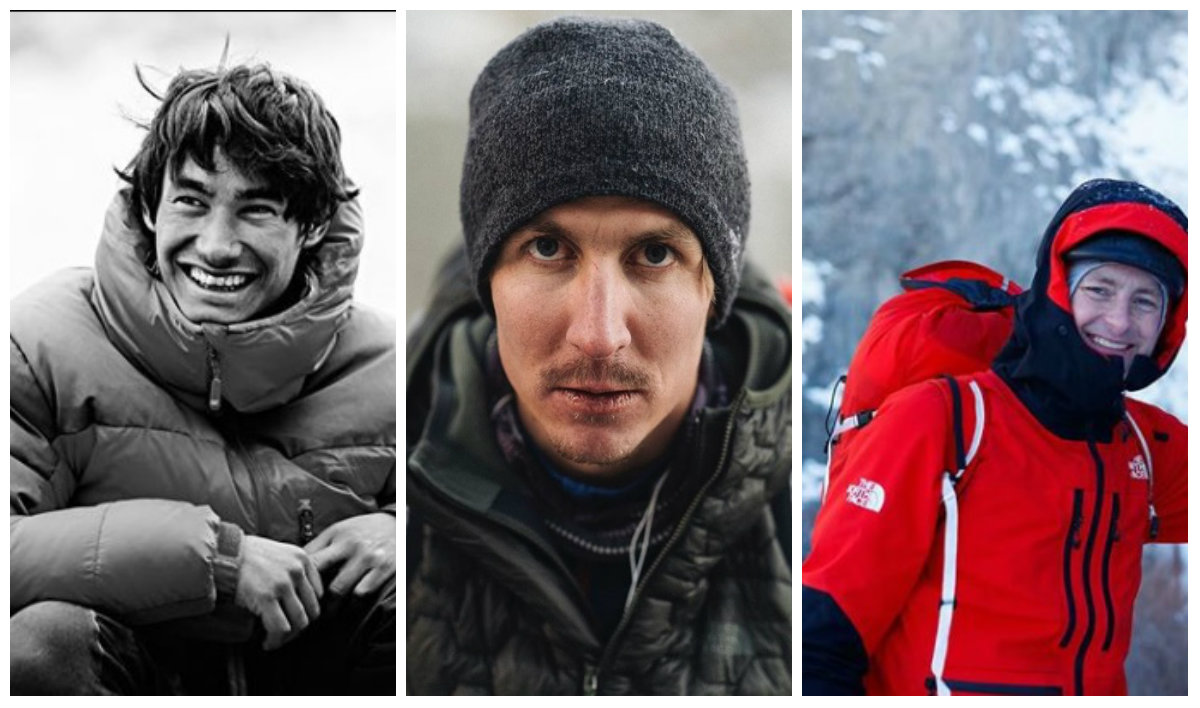 David Lama, Hansjörg Auer y Jess Roskelly (Instagram: @davidlama_official/ @hansjorgauer/ @jessroskelly)