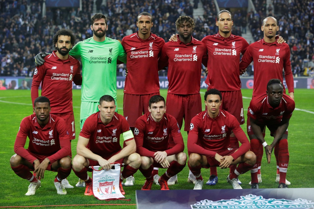 Liverpool antes de su partido de Champions League frente al Porto (Reuters)