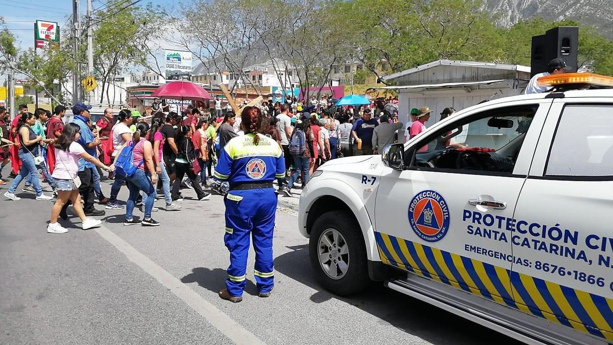 La víctima fue trasladada hacia el hospital de zona. Foto: Especial