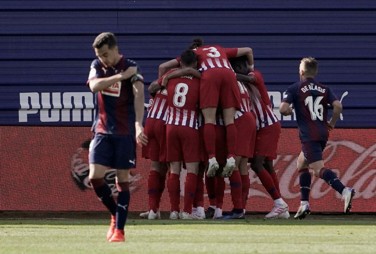 El Atlético de Madrid derrotó 0-1 al Eibar en La Liga (Reuters)
