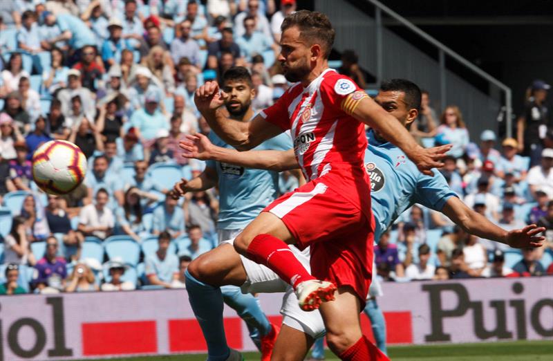 Celta de Vigo y Néstor Araujo logran triunfo importante ante Girona para alejarse del descenso (EFE)