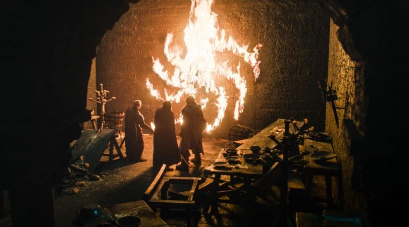 En el primer episodio de la última temporada, sale el símbolo de los Caminantes Blancos. (HBO)