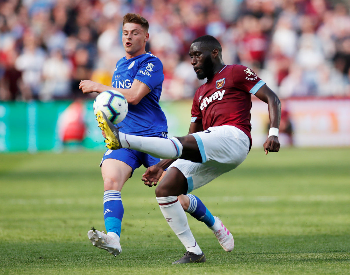 El West Ham United empató 2-2 ante el Leicester (Reuters)