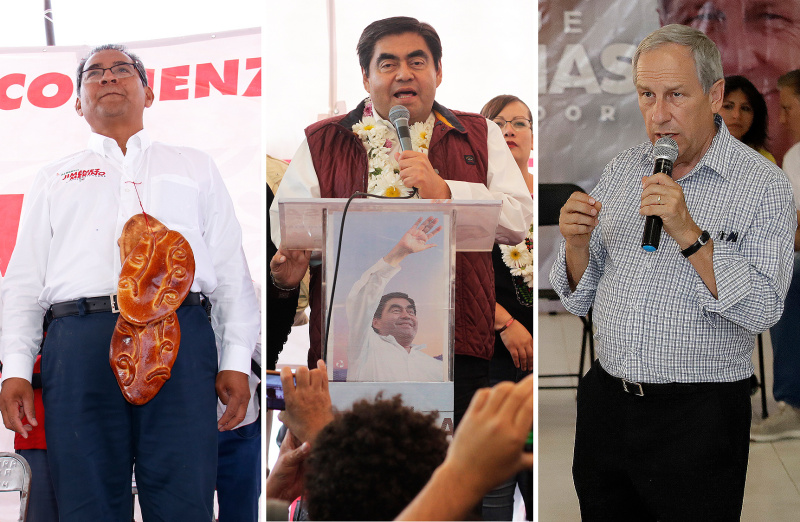 Candidatos al gobierno del estado de Puebla (Agencia Enfoque)