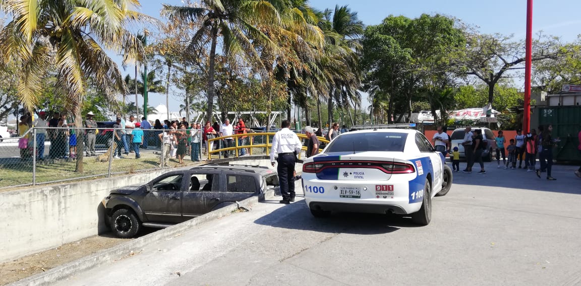 La Cruz Roja reporta dos lesionados (Foto/Cortesía)