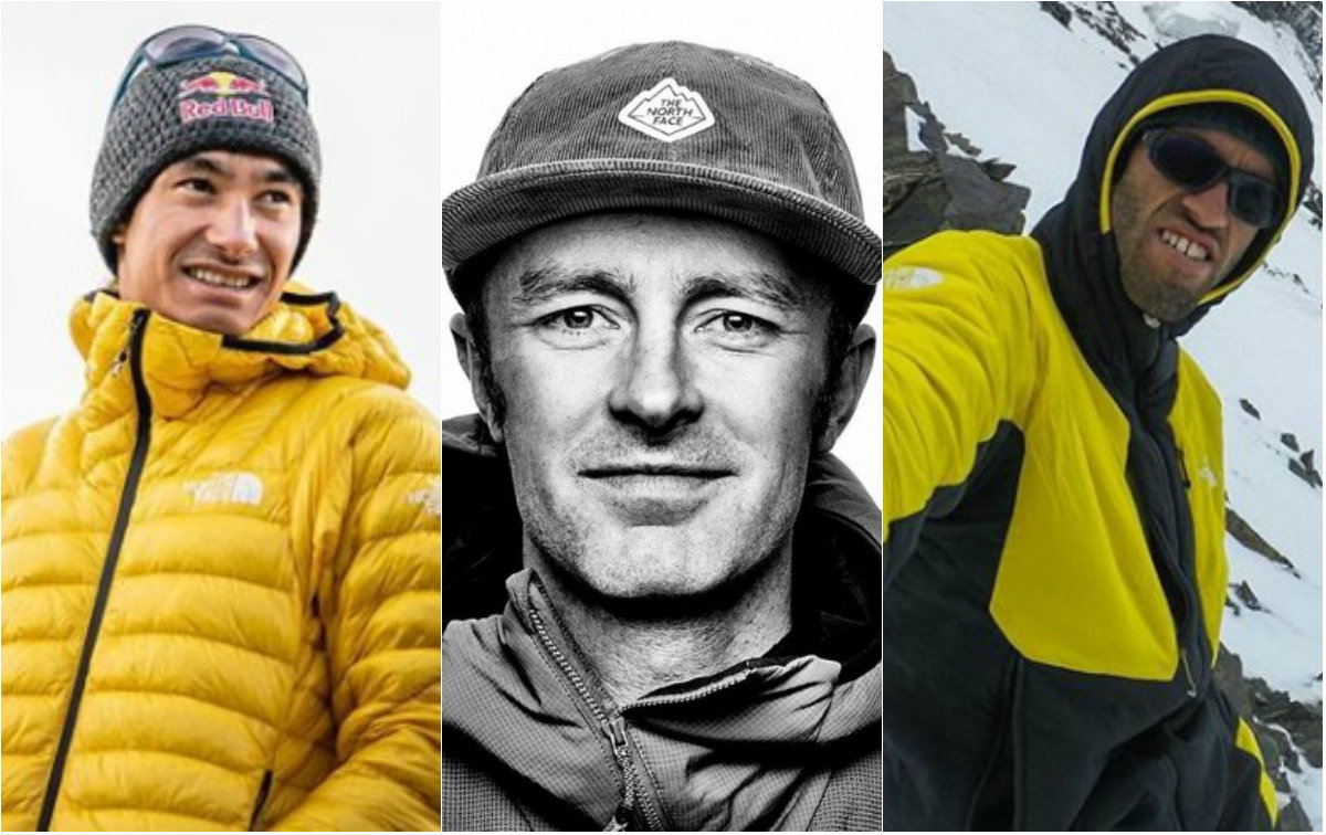 David Lama, Jess Roskelly y Hansjörg Auer (Instagram @davidlama_official / @jessroskelley / @hansjoergauer)
