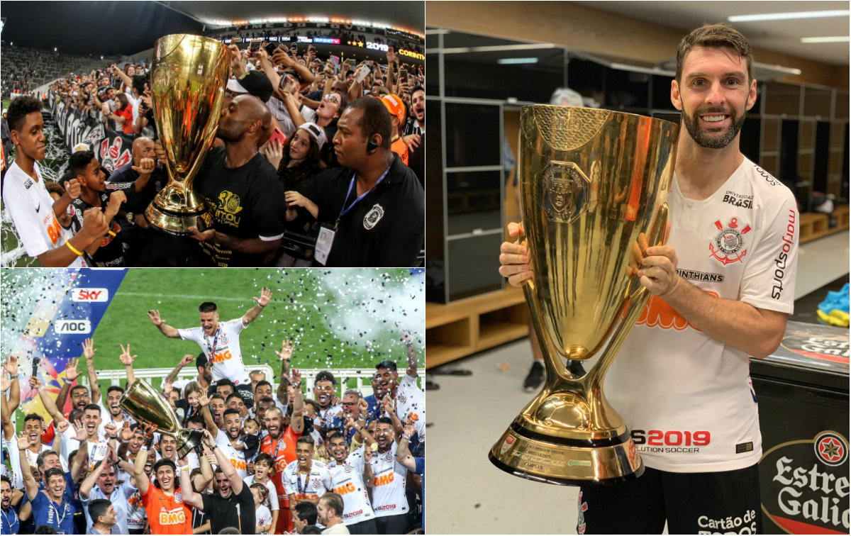 Mauro Boselli y Corinthians conquistan el título de Sao Paulo (Twitter @mauroboselli / @Corinthians)