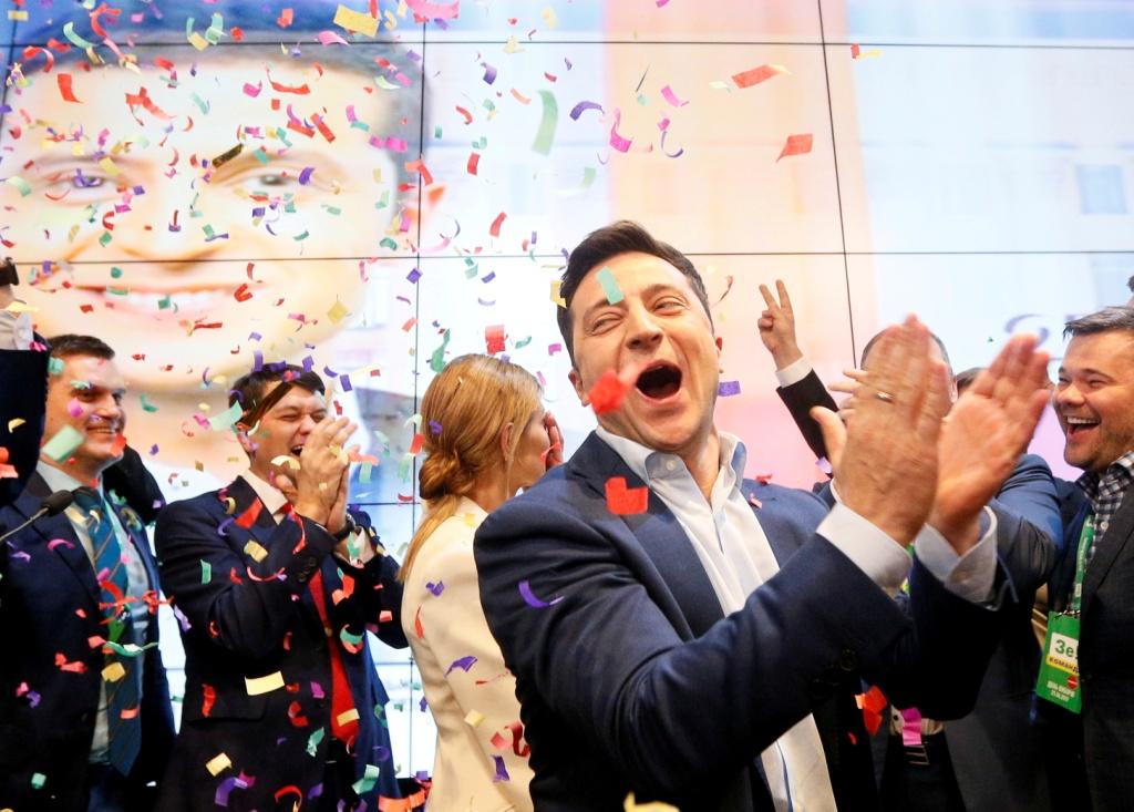 Volodymyr Zelenskiy obtuvo el 75 por ciento de los votos. | Reuters
