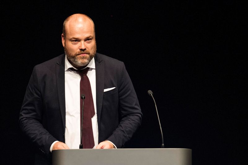 Anders Holch Povlsen, Principal accionista de la marca de venta en internet ASOS. / AFP