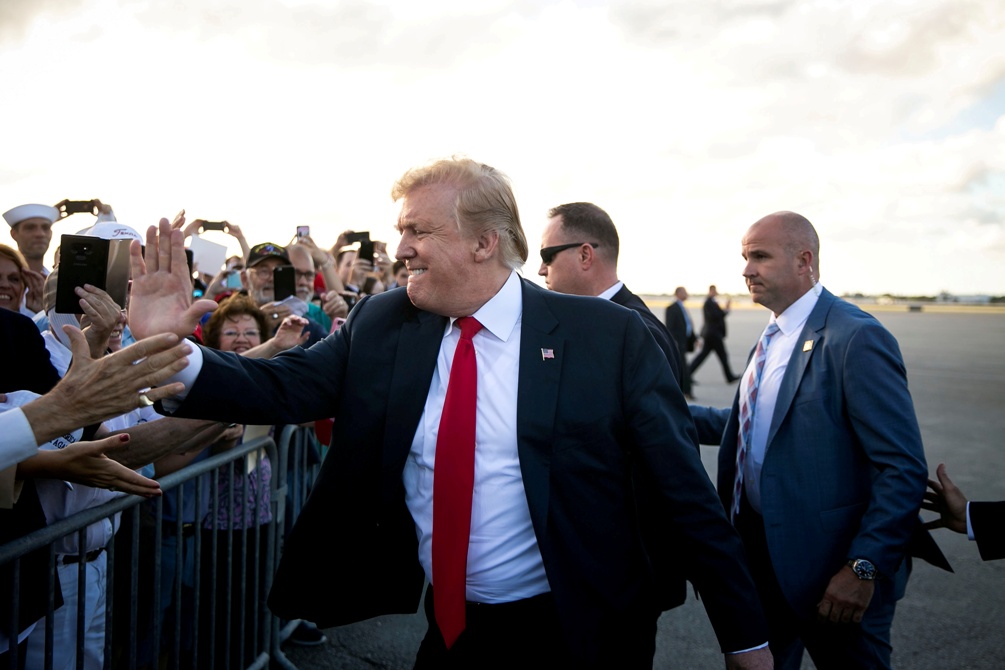 Donald Trump aseguró que los demócratas no podrán llevarlo a juicio político. (Reuters)