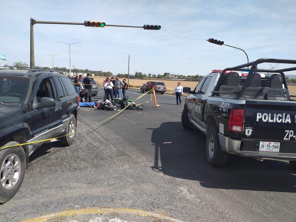 El falta percance sucedió a las 16:30 horas del lunes en carretera a Tesistán. (Cortesía)