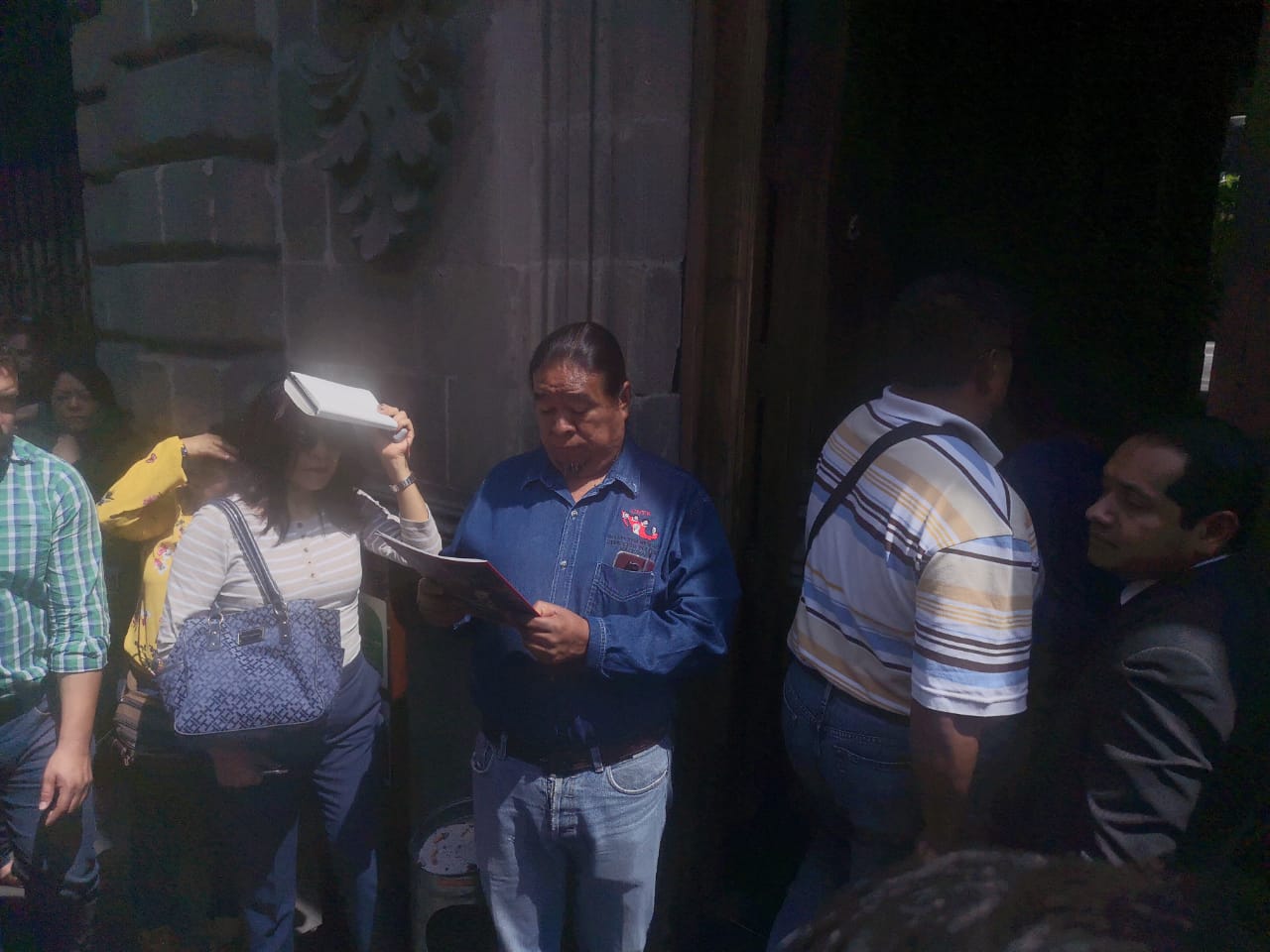 Representantes de la CNTE y la SEP se reunieron para negociar la reforma educativa. (Alma Paola Wong | Milenio)