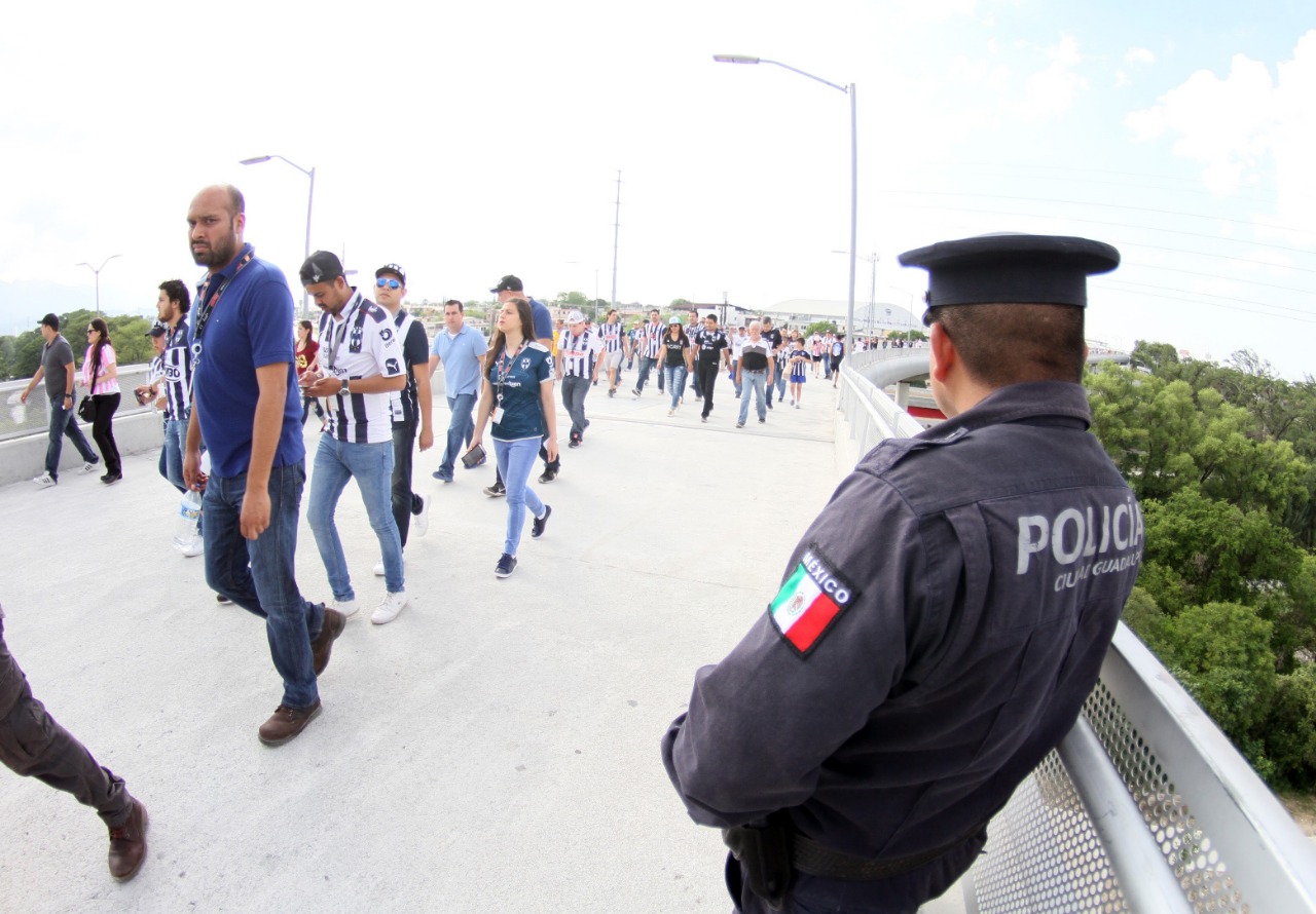La Secretaría de Seguridad realizará un despliegue en los alrededores del Estadio Universitario para garantizar la seguridad. (Archivo)