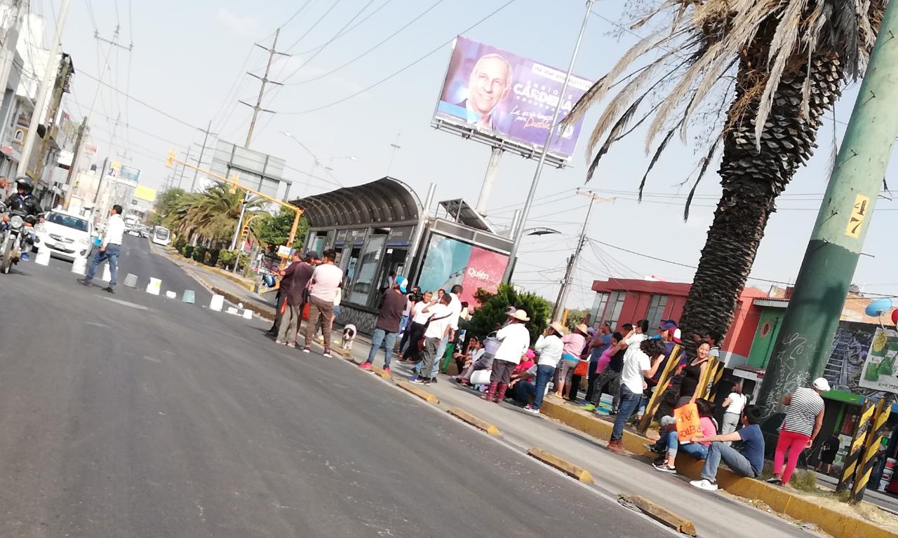 Vecinos de la colonia Morelos bloquean la Diagonal por falta de agua  (Jesús Zavala)