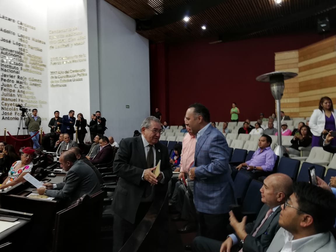 Canek Vázquez Góngora y Ricardo Raúl Baptista González. (Alejandro Reyes)