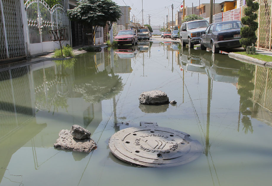 La falla fue reportada al teléfono del SIMAS sin que se resolviera el problema. (Milenio Digital)