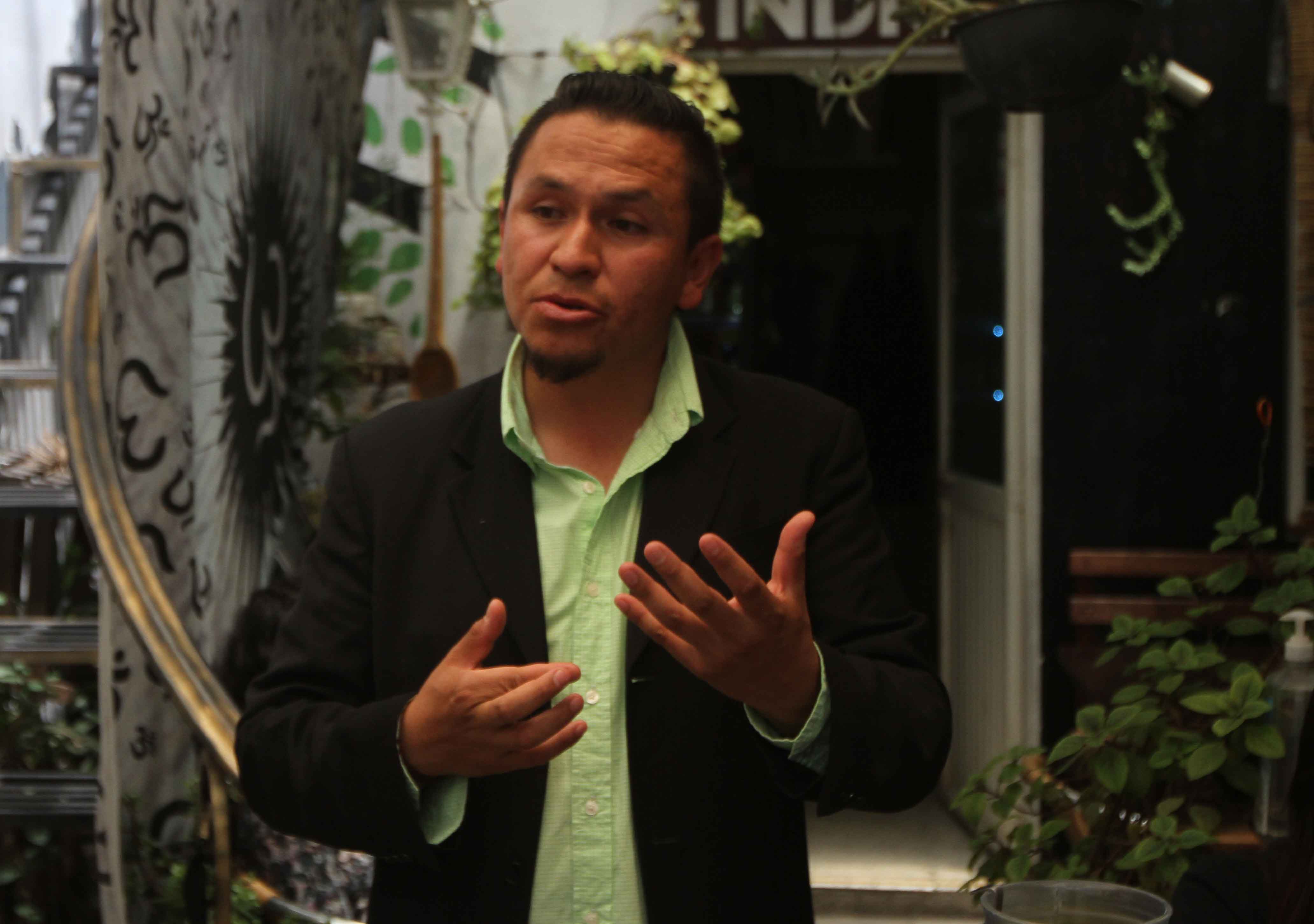 Jonatan Job Morales, presidente de BioFutura. (Maribel Calderón)