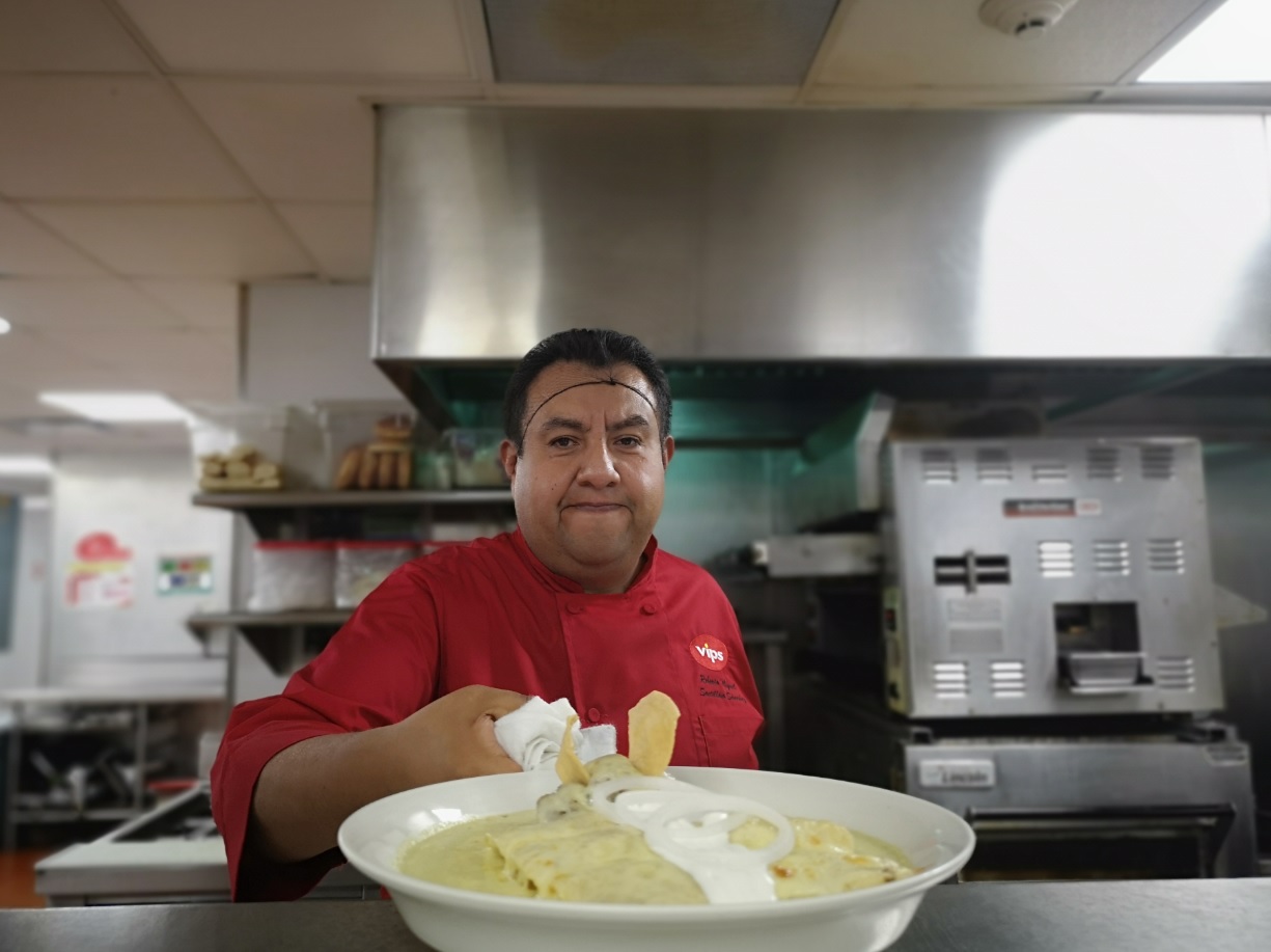 Roberto Santillán, chef ejecutivo de Vips (Foto: Cristina Ochoa)