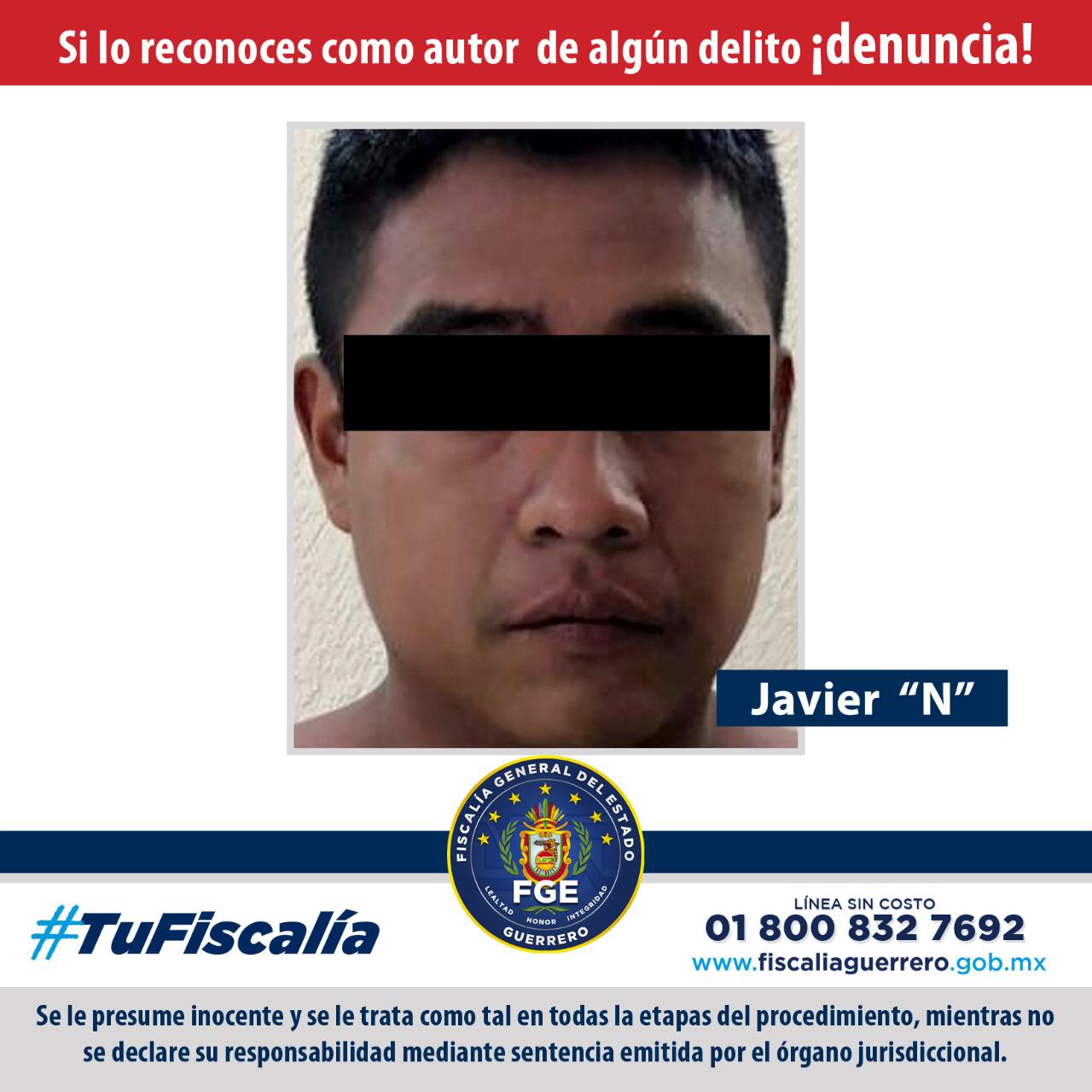 El hombre fue detenido en Acapulco. (FGE)