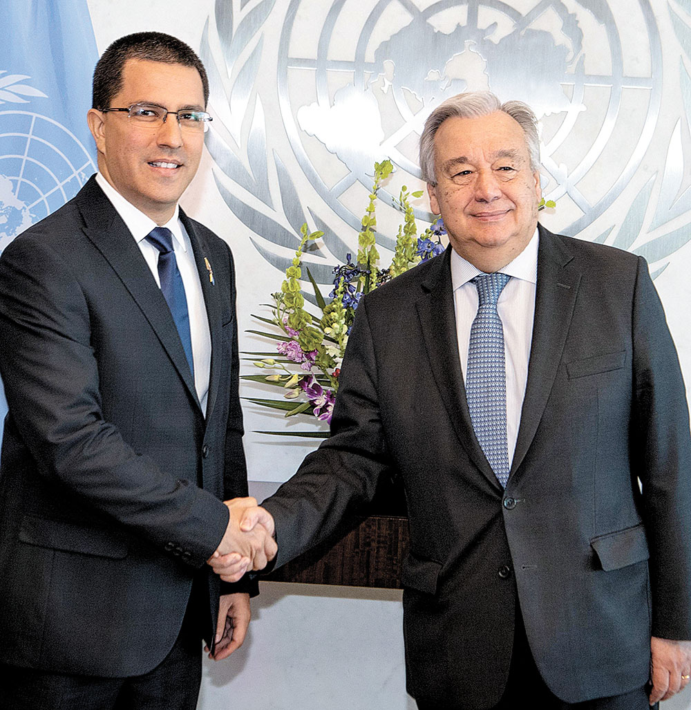 El foro se celebró con motivo del Día Internacional del Multilateralismo y Diplomacia para la Paz. (EFE)