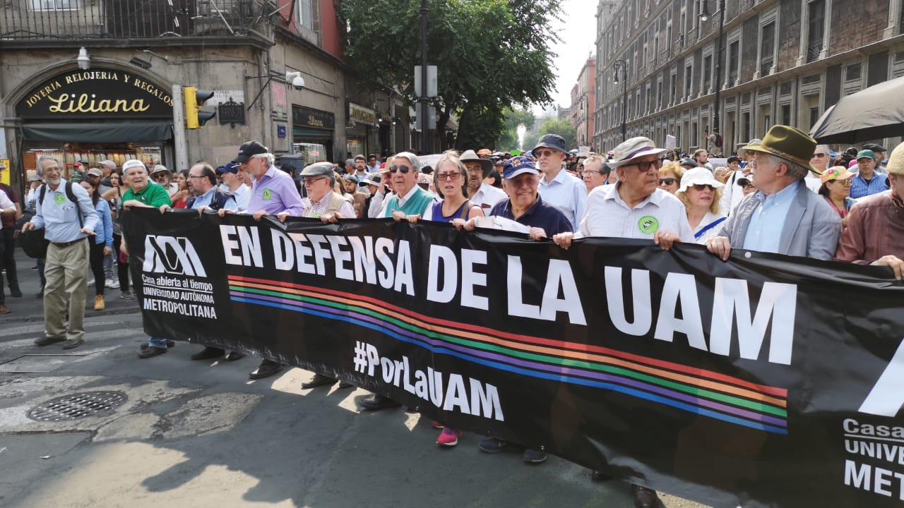 Profesores y académicos piden que la huelga en la UAM finalice. (Jorge Becerril)