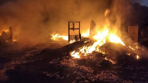 Al lugar llegaron bomberos de Chalco y Valle de Chalco. (Especial)
