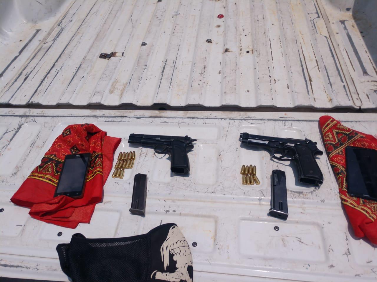 Portación de arma de fuego y robo de vehículo son los delitos que se les imputa (Especial)