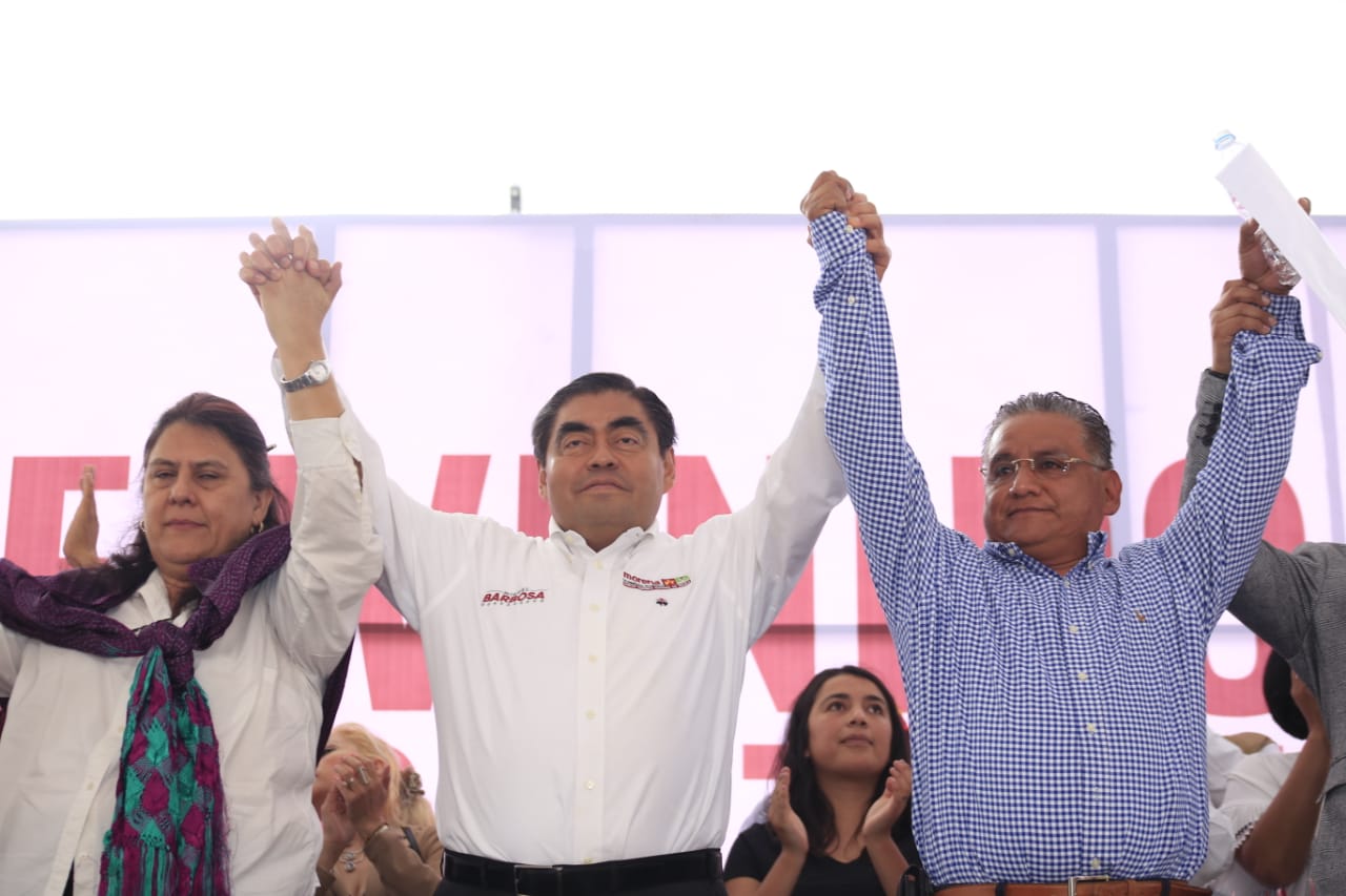 Miguel Barbosa Huerta, se comprometió a crear una secretaría especializada para atender los asuntos relacionados con la vida laboral  (Andrés Lobato)