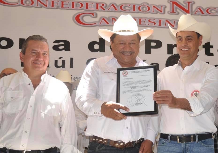 Raúl García Vallejo, presidente de la liga de Comunidades Agrarias en Tamaulipas (Foto/Antonio Hernández)